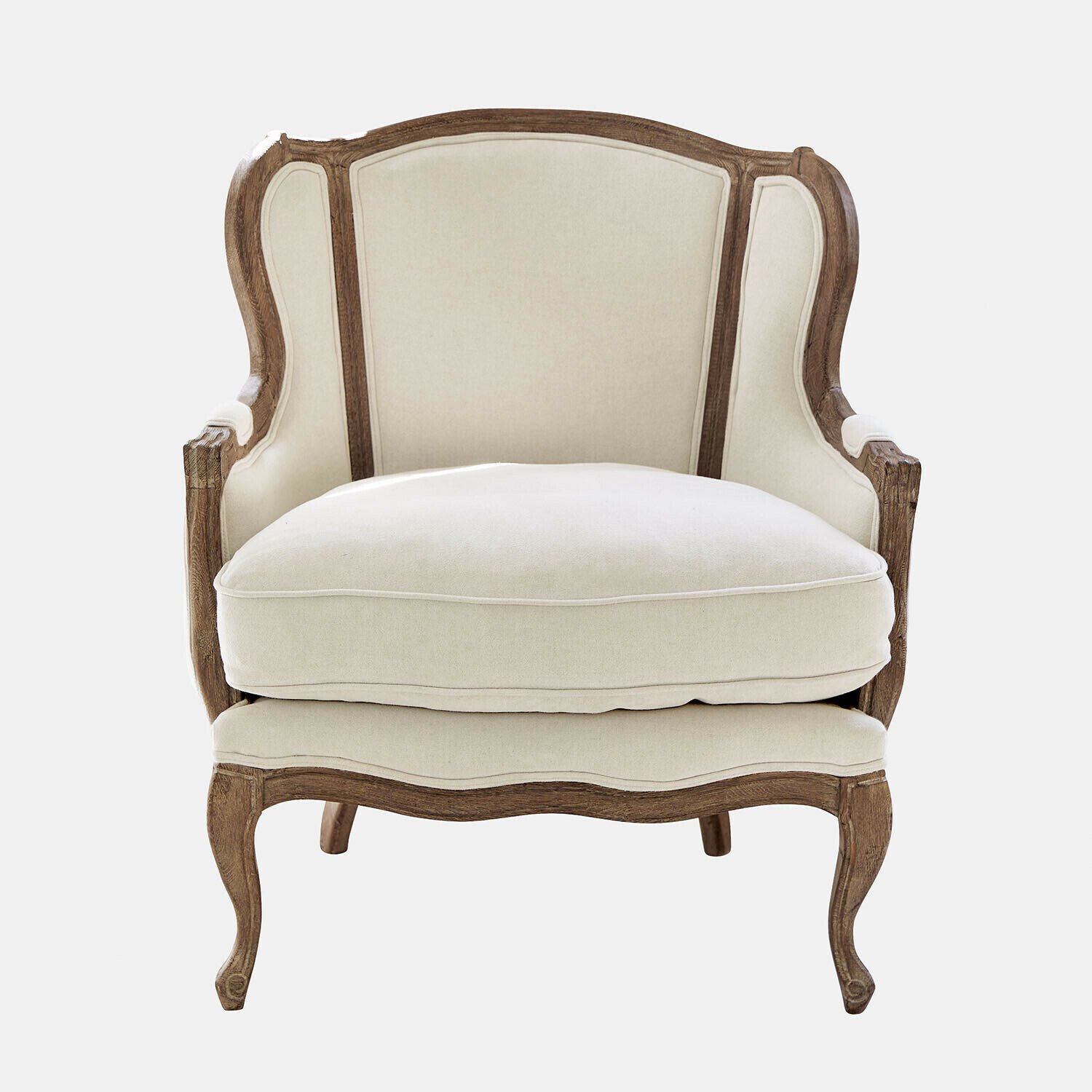 Loberon Fauteuil Kingswinford crème