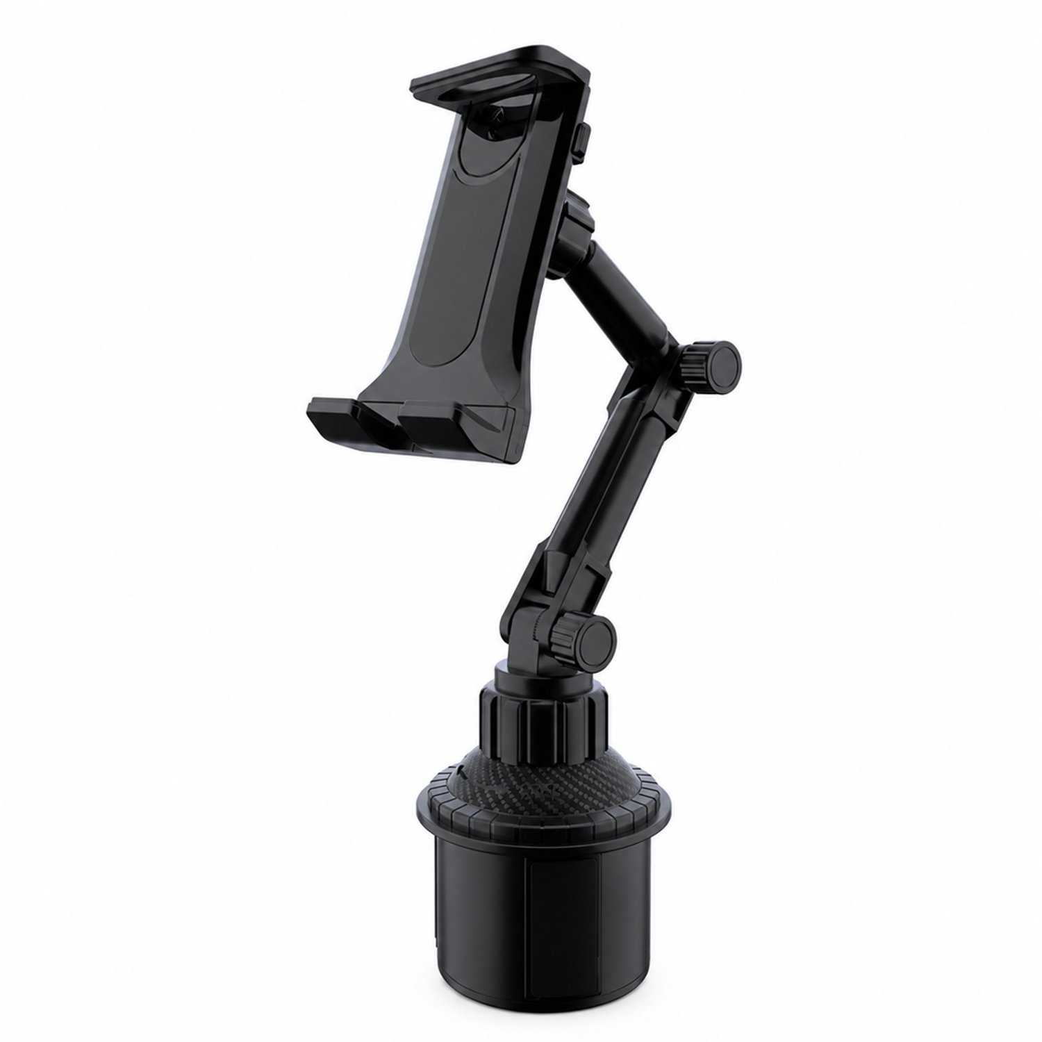telefoonhouders auto voor de bekerhouder met uitschuifbare arm voor telefoon en tablet