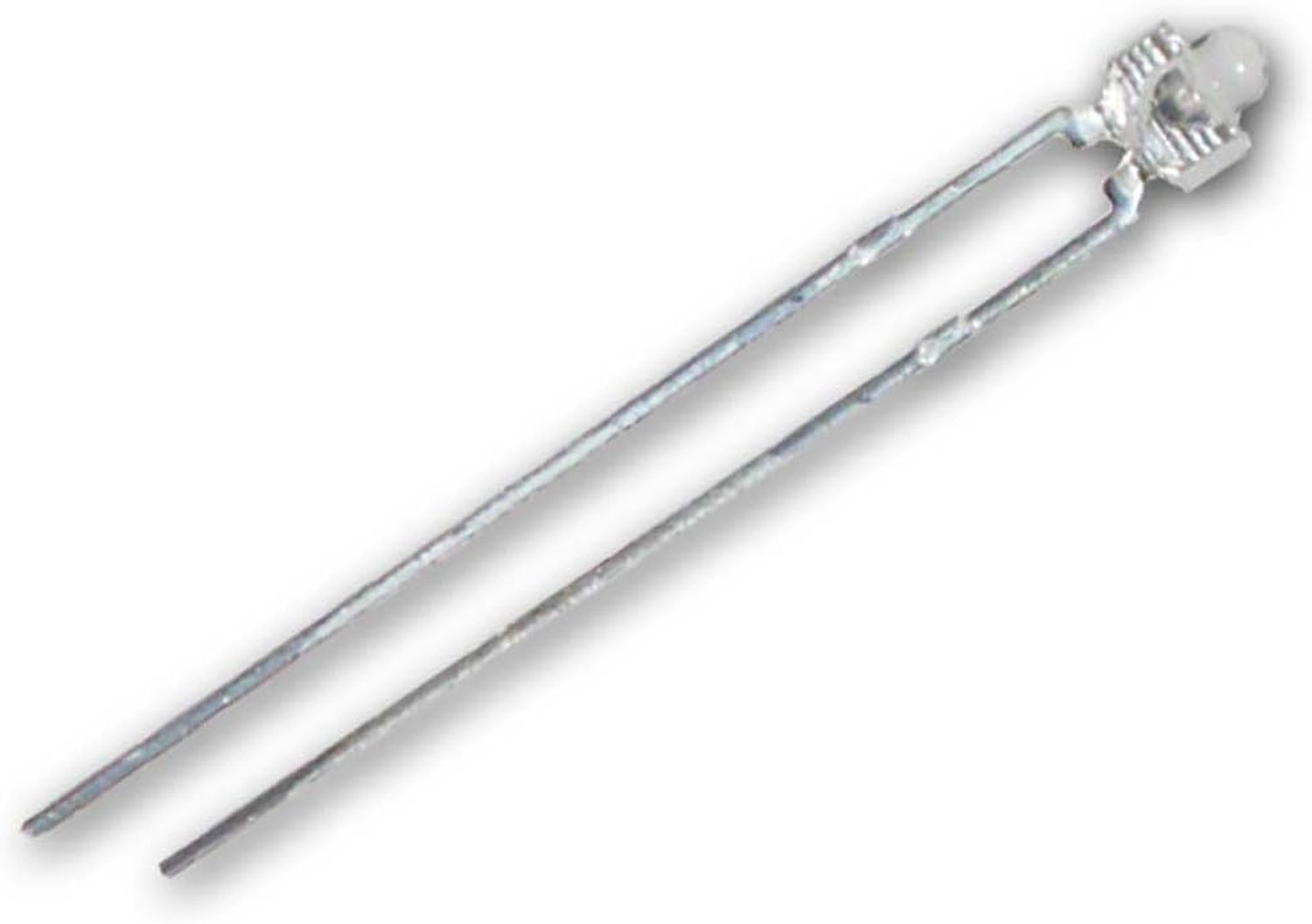 100 LED's 1.8mm waterhelder zuiver wit, type "WTN-18-4500", light-emitting diode, bedraad, light-emitting diode, als onderdeel