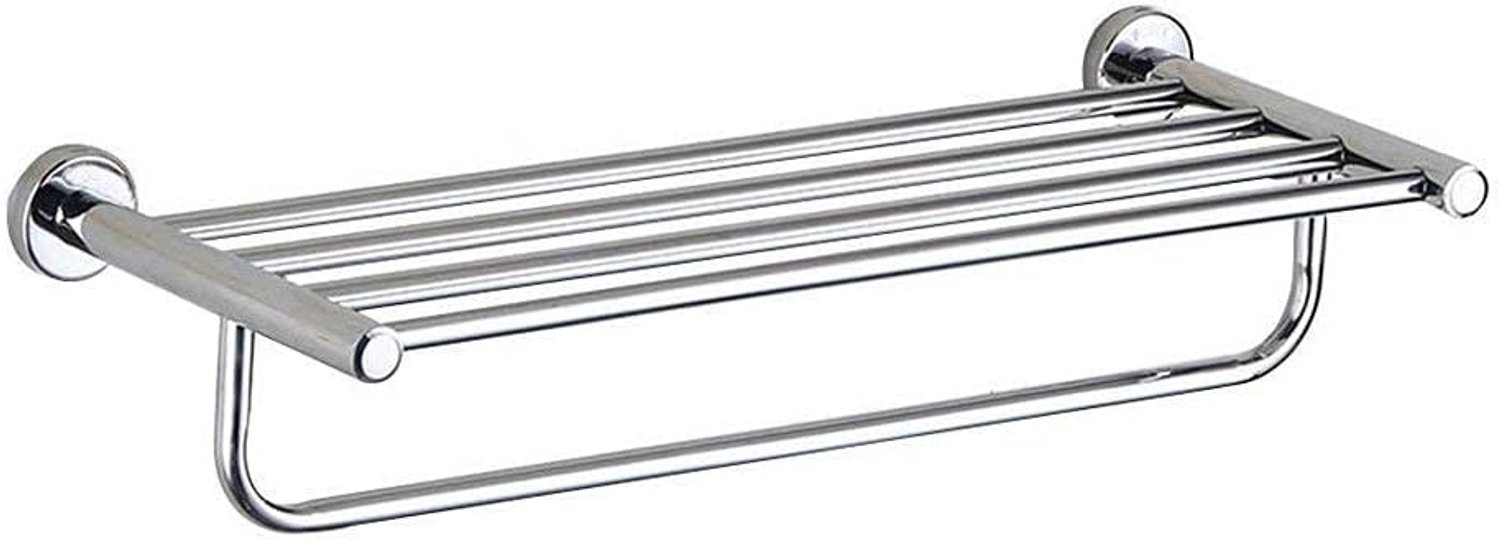 Handdoekrails Badkamer Handdoekenrek Handdoekstang RVS 304 Toren Hanger Handdoekstandaard Handdoek Opknoping Badkamer Balkon Keuken Plank Handdoek Beugel Toren Hanger/80Cm The New