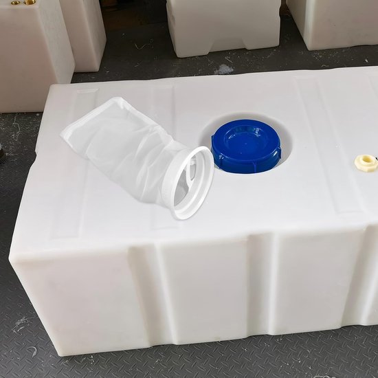 2 Stuks Ibc Tonvattopdeksel met Wasbaar Nylon Filter Afneembare Mesh voor Regenwaterfiltering Veilige Ventilatie Geschikt voor Regenwatertanks Eenvoudig Te Reinigen Breed — afbeelding 5