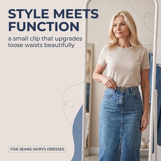 8 stuks broek strakker maken clips, broekband strakker maken, vierklaver jeansknopen zonder naaien voor broekverkleining, verstelbare taille pin voor jeans, broeken en rokken, metalen — afbeelding 4
