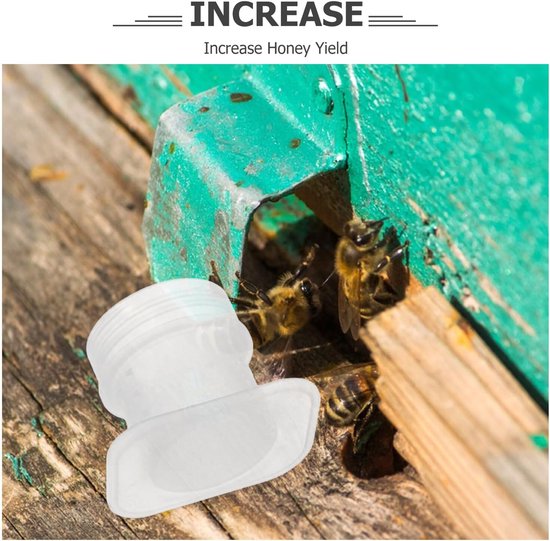 20 Stuks Bijen Watergever Cups Opening Duurzaam Bijenhuis Hydratatie Voeder Fijne Mesh Bezorgt Preciese Voeding Voor Bijenhouderij — afbeelding 5