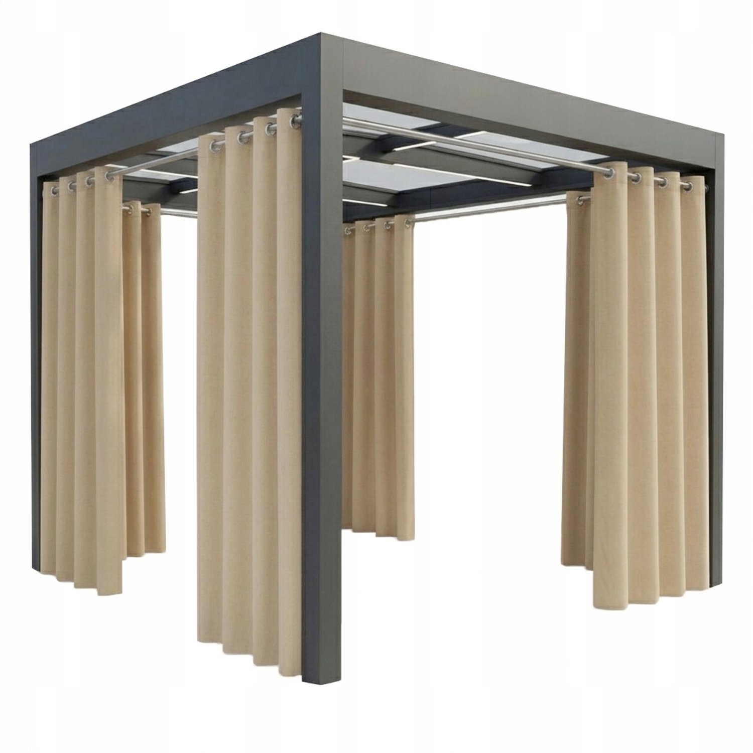 Waterdichte Tuindoek Gordijnen 145x220cm - Beige