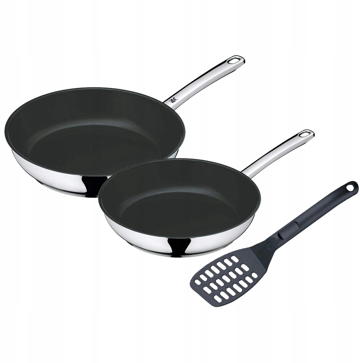 WMF Devil Pannenset 3-delig (24/28 cm) met Spatel - RVS