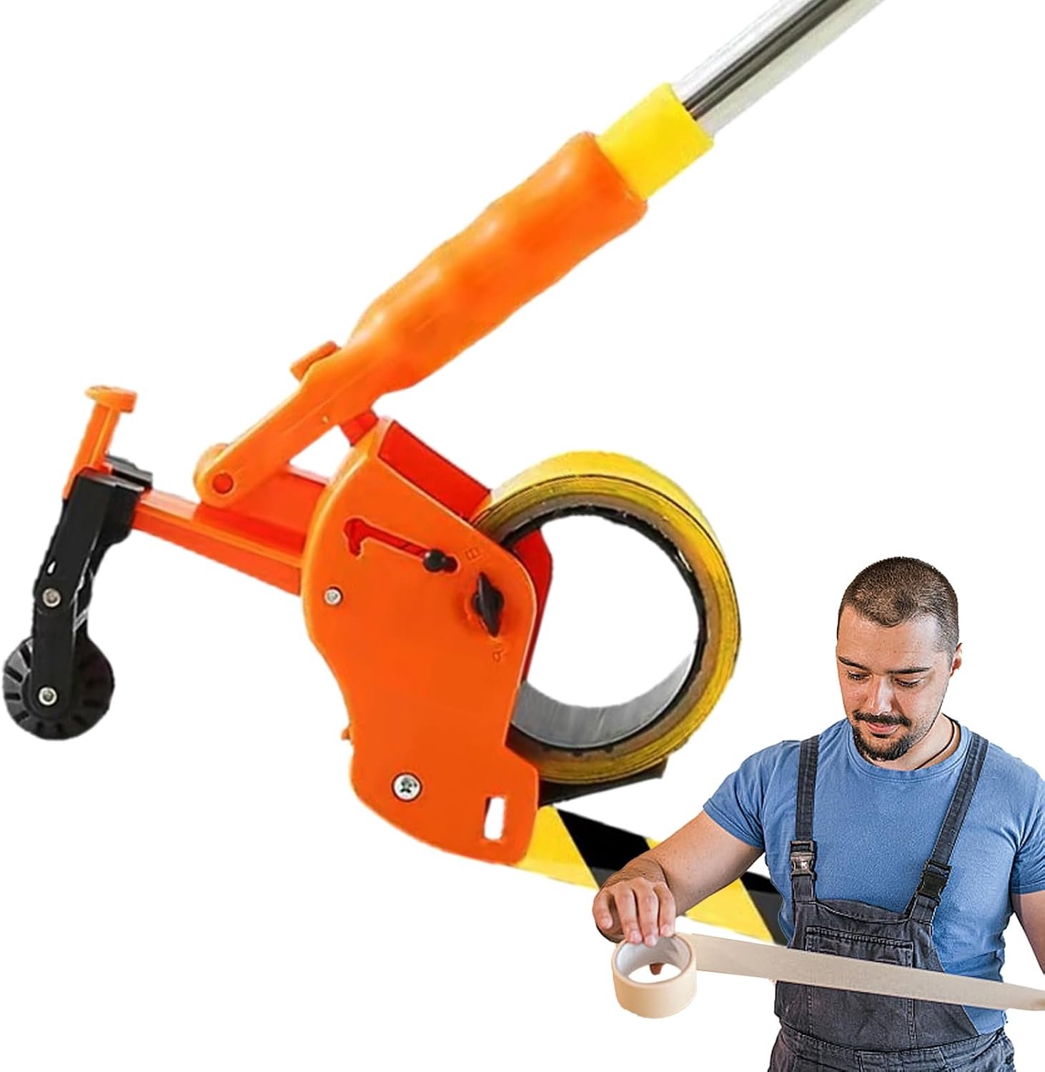 Painters Tape Applicator Tool - Handmatige Vloermasker-Roller, Laying Trim