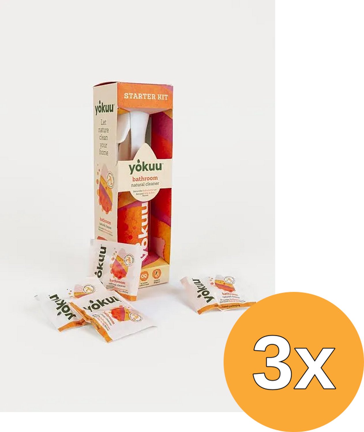 3x Yokuu Badkamerreiniger Starter Kit (1 stuk)