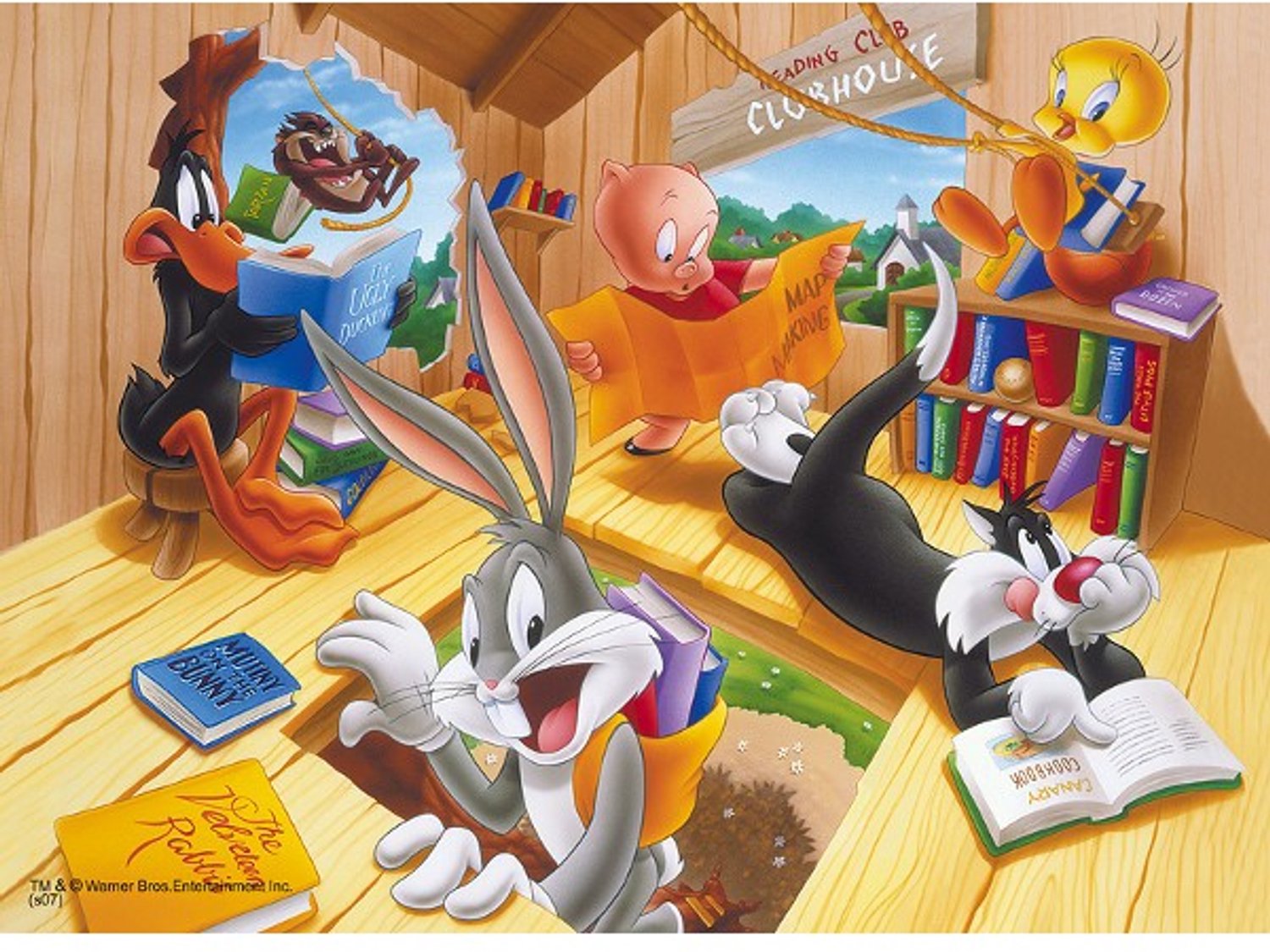 Trefl Looney Tunes Puzzel 30 Stukken - Leeshoek