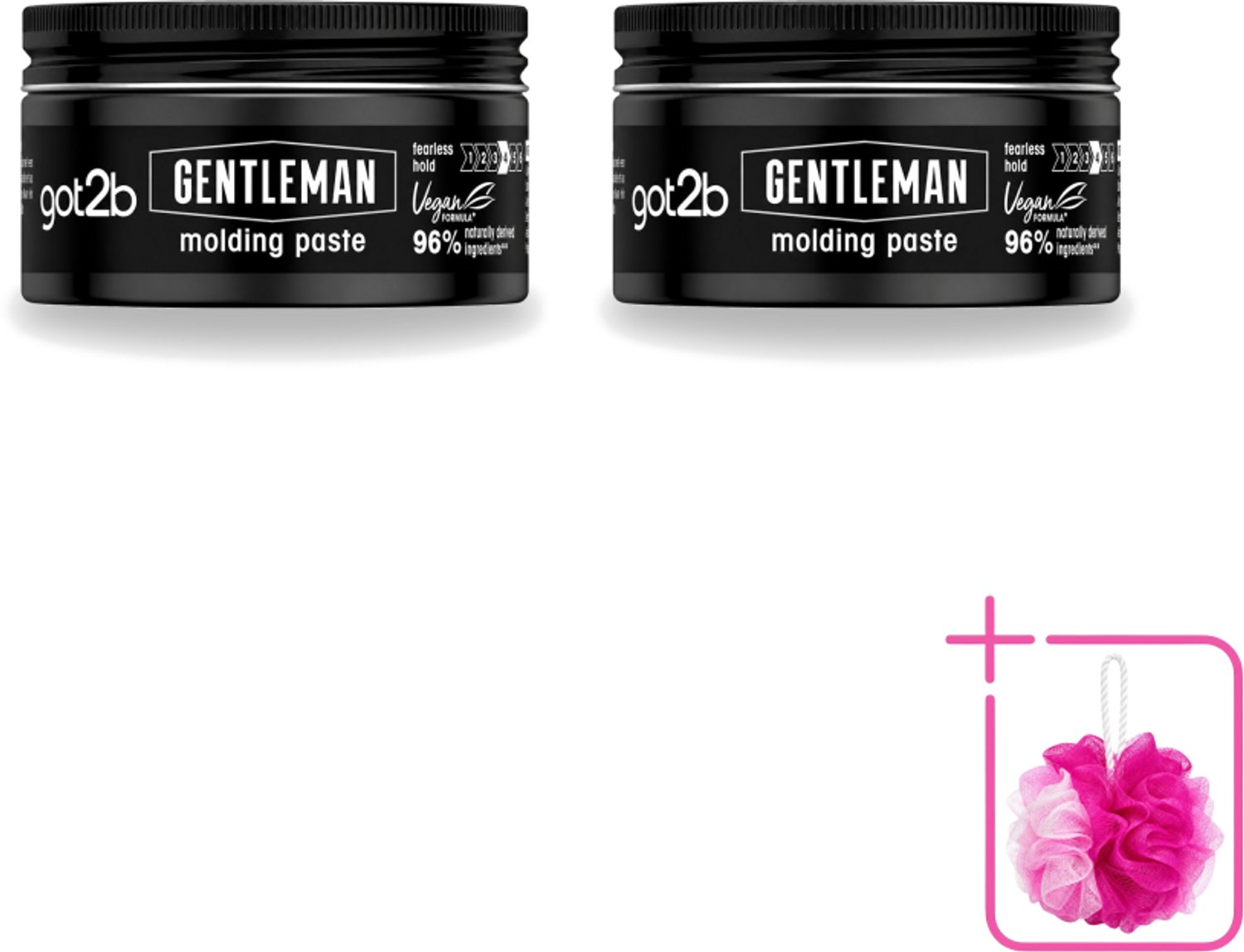 2 x Got2B - Molding Paste - Gentleman - 100 ml - Bulkverpakking - Haarmodel - Stijlvolle look