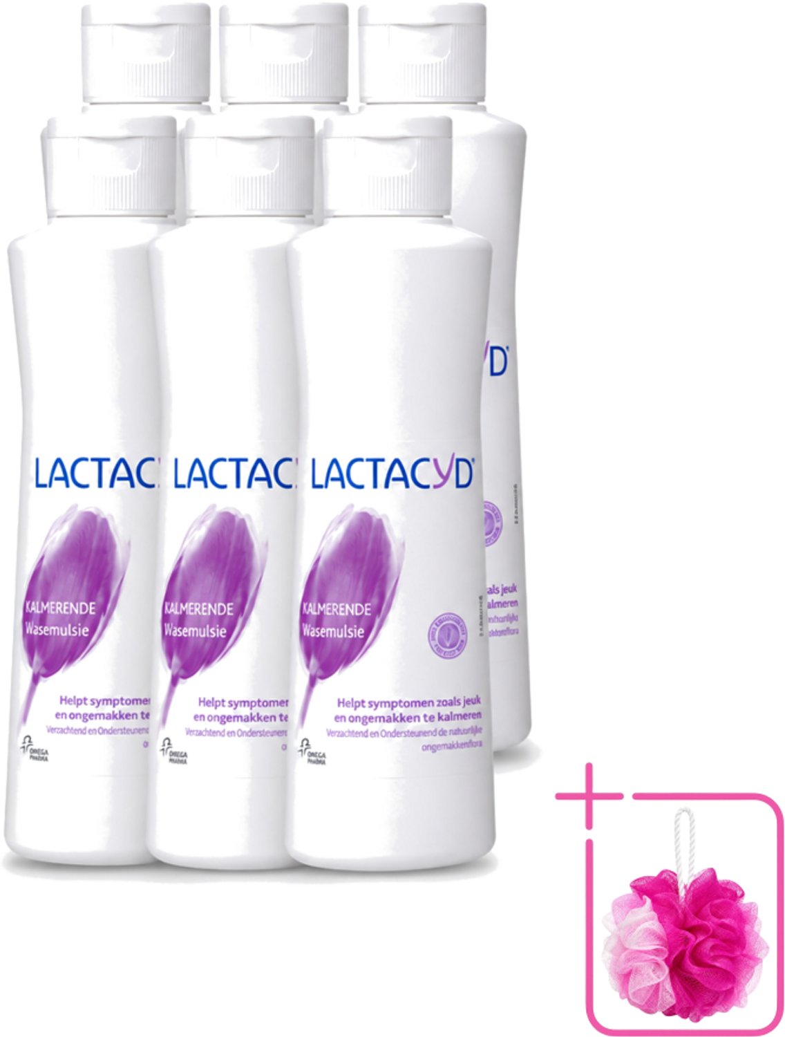 6 x Lactacyd – Kalmerend – Verzachtend – 250 ml - Bulkverpakking - Intieme verzorging - Jeuk