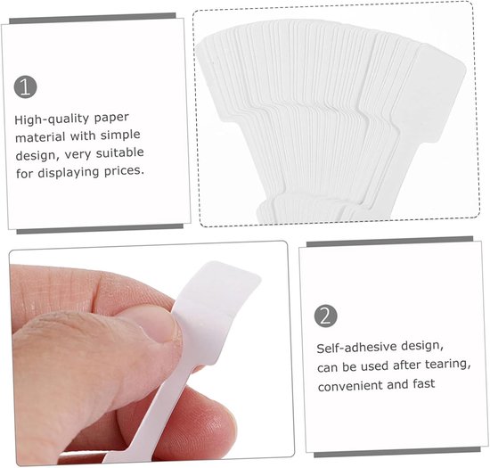Jewel Tag 1000 Stuks Sieradenlabelstickers Voor Het Organiseren Van Stickers En Labels — afbeelding 5