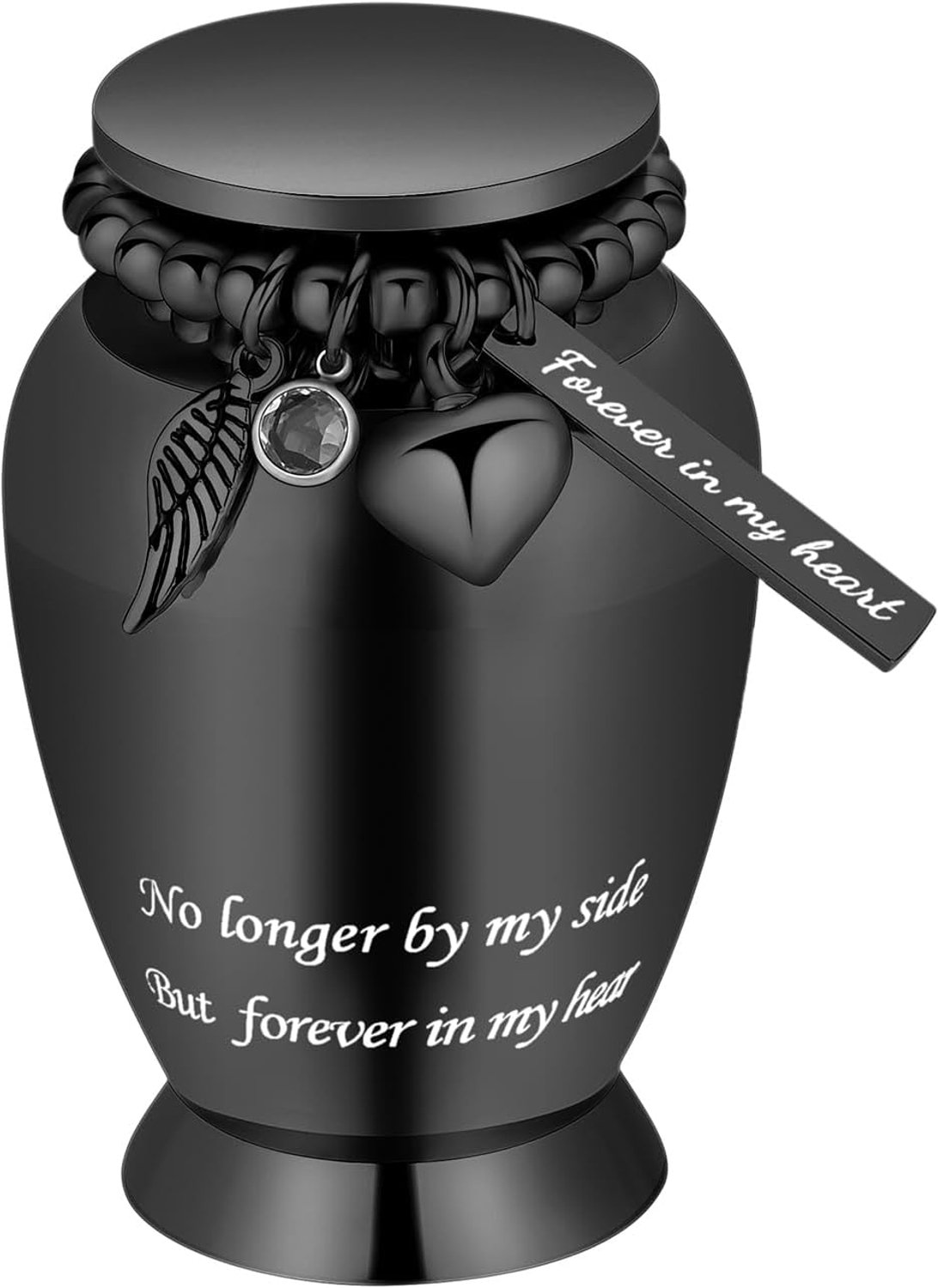 Urn Incensie-urn kleine urn voor as mens volwassenen vrouwelijk mannelijk roestvrij staal mini urn voor menselijke as voor vrouwen mannen begrafenis decoratieve urnen voor as