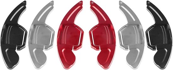 2 stuks aluminium autostuurwipverlengingen, geschikt voor Audi A3, A4L, A5, A6L, A7, A8, Q3, Q5, Q7, TTS, S3, S6, S7, S8, SQ5, RS3, RS6, peddel, shifter, versnellingshendel, verlenging, — afbeelding 4
