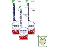 Parodontax 3 x – Complete Protection Whitening – Tandpasta tegen Bloedend Tandvlees – 75 ml - Gezond Tandvlees - Witte Tanden - Tandpasta - Mondverzorging - Tandplak Verwijderen