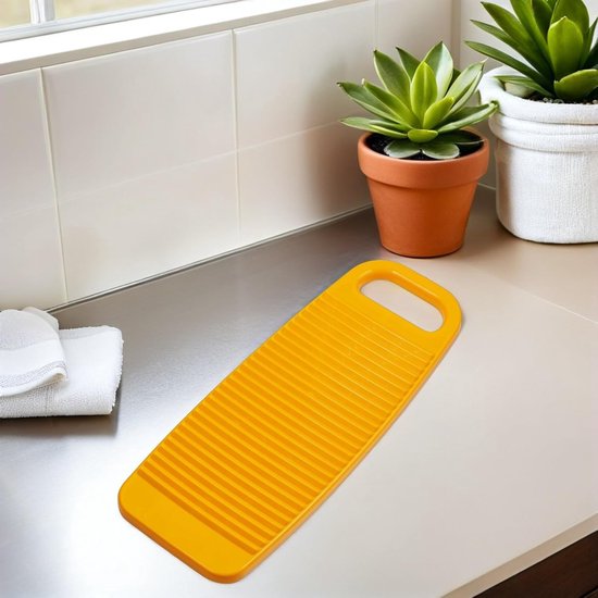 2 Stuks Wasbord Kunststof met Antislip Textuur Handwas Hulpmiddel voor Kleding Schoenen Lichtgewicht Draagbaar Wasbord voor Thuis Reizen Outdoor Gebruik — afbeelding 2