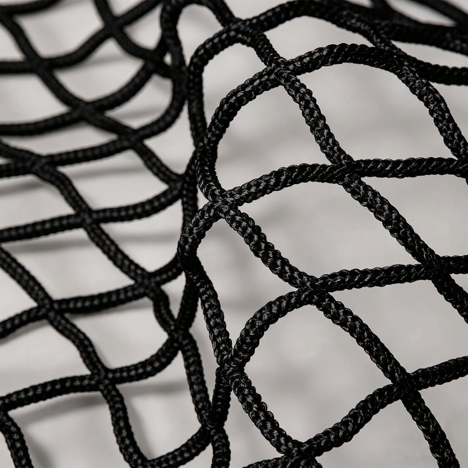 Zwart Veiligheidsnet voor Balkons, Geschikt voor Kinderen en Huisdieren, Veiligheidsnet voor Trapleuningen, Beschermingsnet voor Speeltuinen, Anti-valnet van Kno(Size:1.5x1M(5x3.3FT),Color:Zwart)