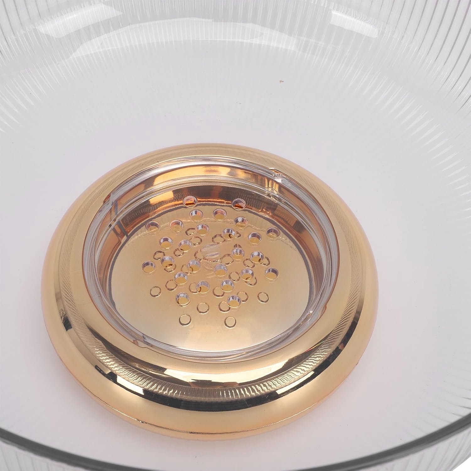 Aqxreight Fruitkom met Afvoergaten, Gletsjertextuurontwerp (GOLD)