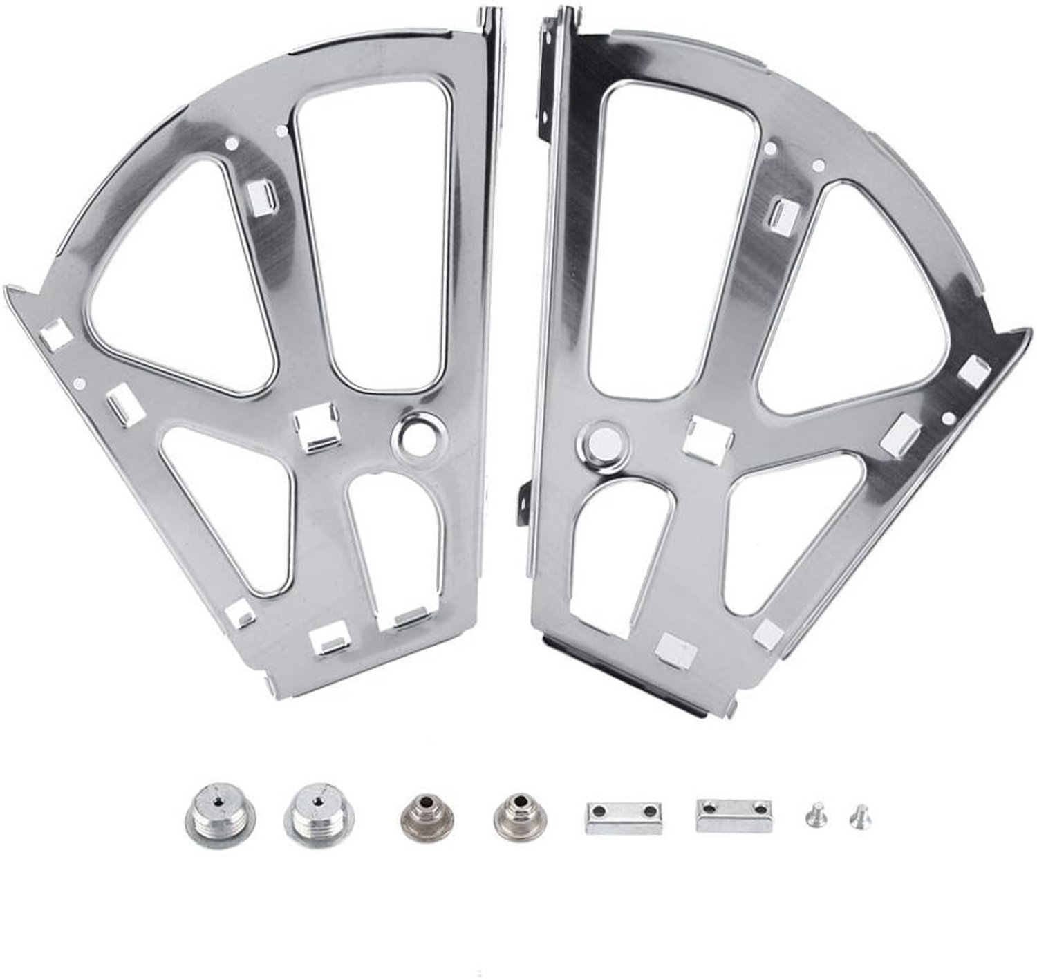 Stainless Steel Scharnieren voor Meubels, Set van 2, Dubbele Laag Hordeur Scharnieren voor Schoenen, Vervangende Hardware voor Schoenkasten en Racks