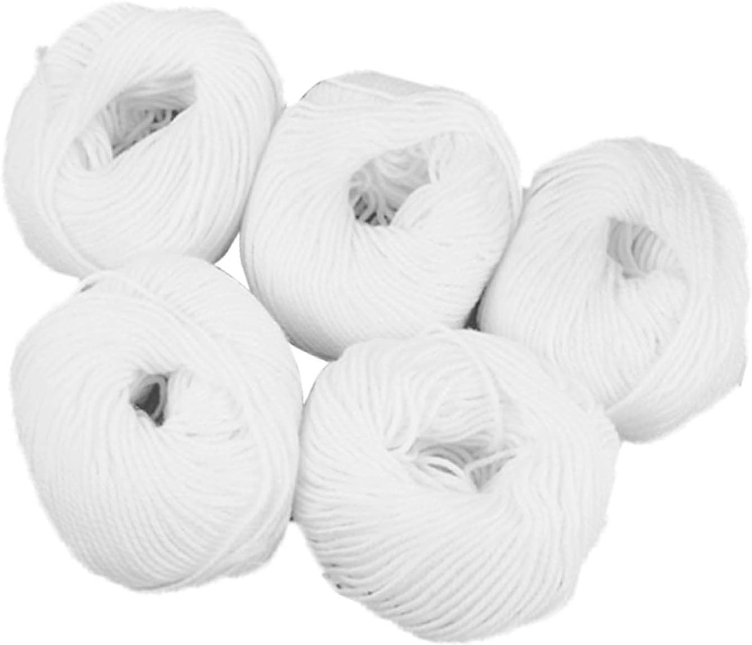 Modieus Eenvoudig Elegant Grootboekboekbindend Naaikoord met 5 Bindende Fijne Draadballen, Sterke Trekkracht, Polyester en Katoenmateriaal