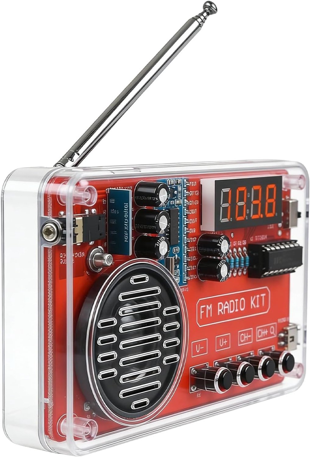 Radio bouwpakketten FM 87-108 MHz LED-display Draagbare Radio met