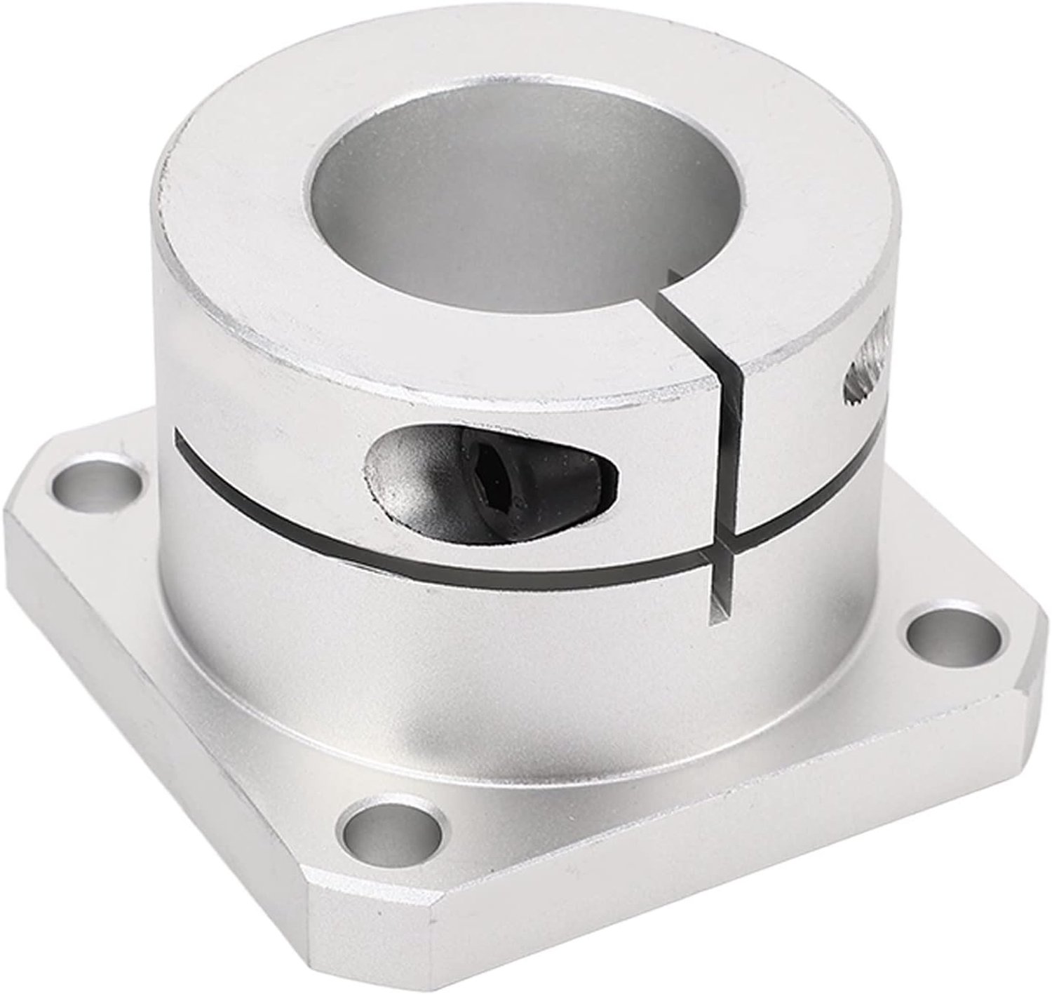 Lineair bewegend glijdend lagerblok met 40 mm basisasbeugel Vierkant D40 Compacte flensmontage Warmtebehandeld Gcr15-staal voor versnellingsbakken en componenten van bouwmachines