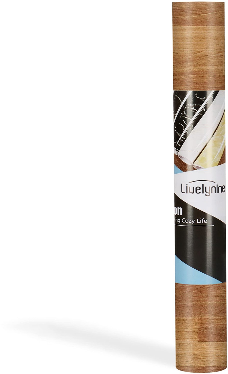 Livelynine 40CMx5M zelfklevende Film Wood Look Oak Natuurlijke Waterdichte Keuken Aanrecht Meubels Folie Hout Vintage voor Table Top Adhesive Film Keu