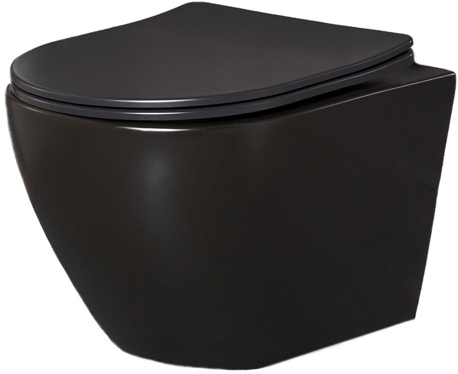 Badland toiletset - Alcaplast KOMFORT C201 1,2 m - ROLO zwart - M578 zwart slim