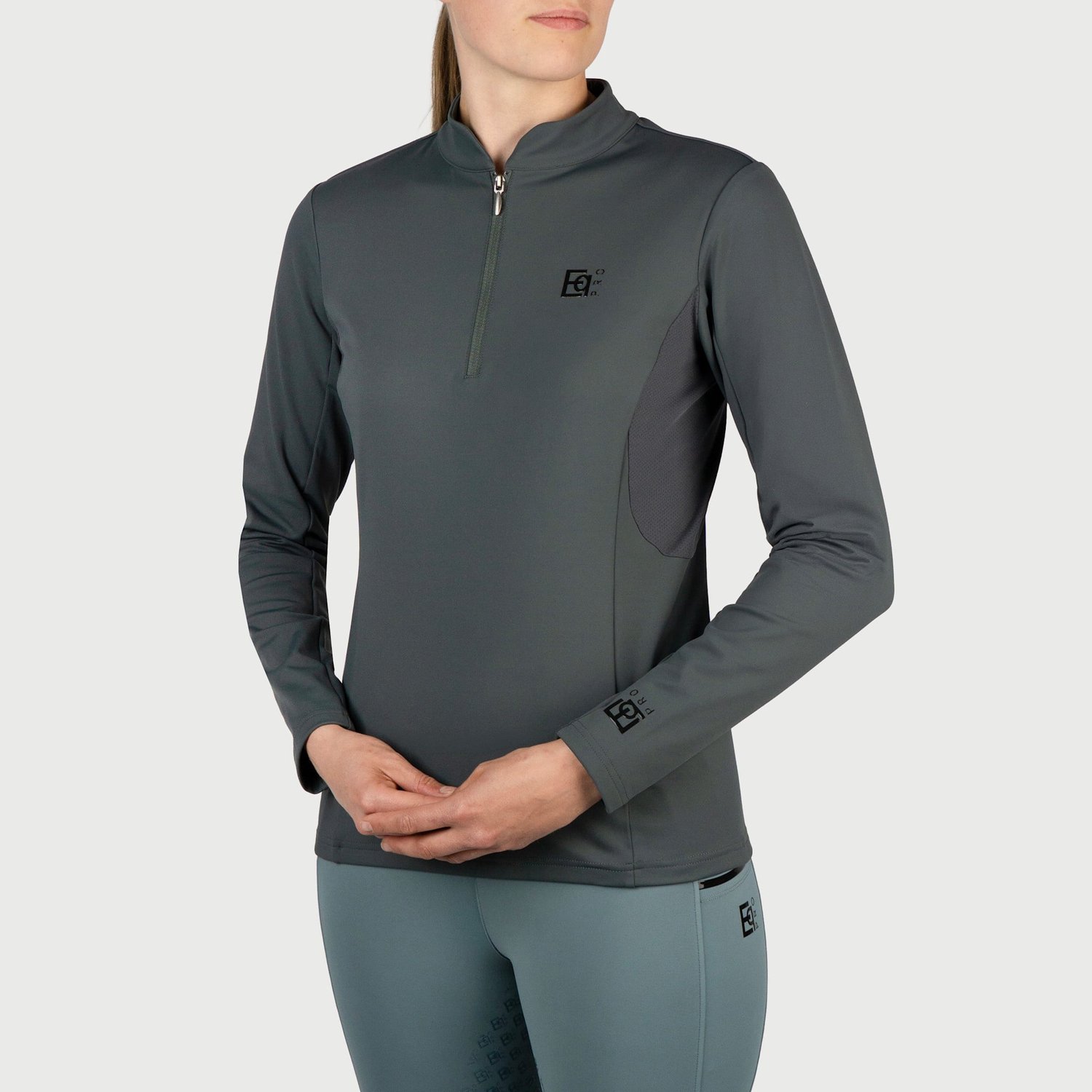 Horka Traningsshirt Gigi AW26 Shadow Steel - L | Winterkleding ruiter