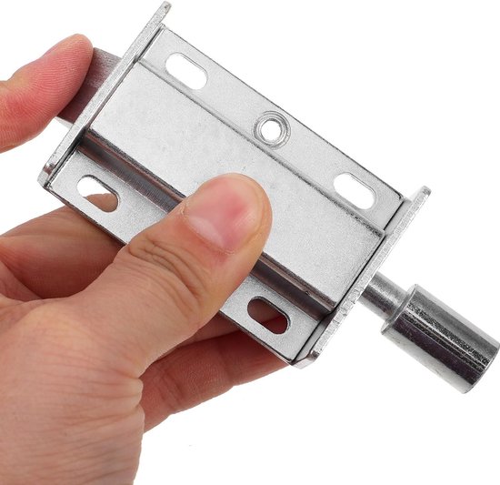 2 Stuks Roestvrijstalen Veergrendel Boutpen Veerbelaste Drukknop Slot voor Gereedschapskisten Vrachtwagen Deursluiting Automatisch Beveiligend — afbeelding 4
