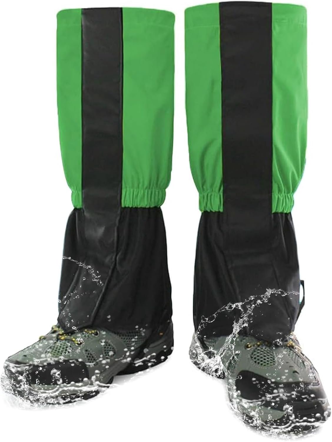 1 paar beenkappen, waterdicht, 47 cm hoge beenbescherming, voor heren en dames, verstelbare regenbeenkappen voor outdoor, trekking, skiën, klimmen, jagen