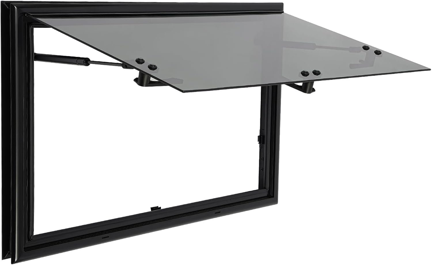 Camperraam Uitzetraam 700x450 mm Voor Passagierszijde Caravan Inclusief Vliegengaas Verduistering Zijraam Camper Raam