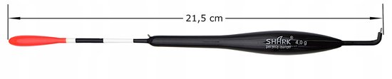 Shark Balsa Zij-Doorvoer Dobber 4.0g / 21.5cm - Topkwaliteit — afbeelding 3