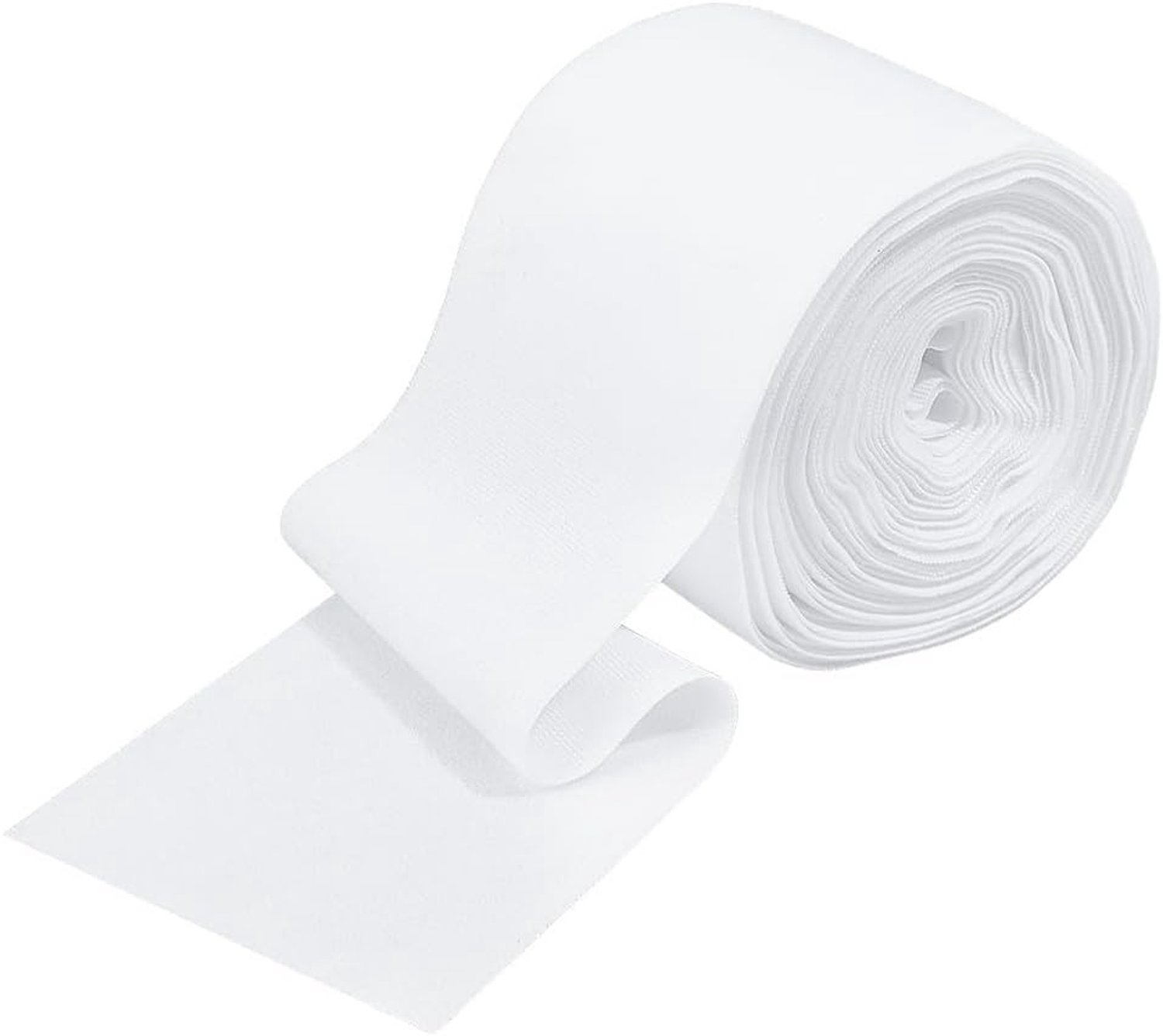 Witte 4 Inchx10.94 Yards Bias Tape voor Quilten en Naaien, Dubbelgevouwen Polyester Binding voor Hemming en Creatieve Projecten