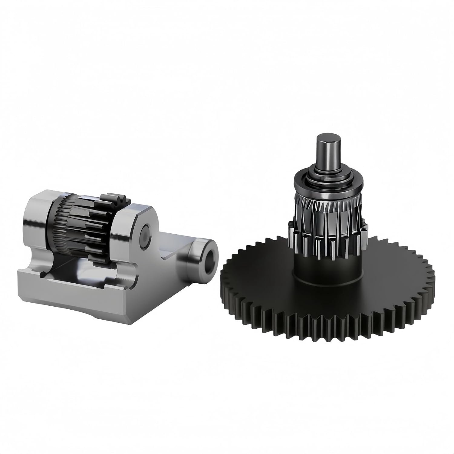 Extruder gear set - hardened staal - DLC nano coating - voor Adventurer 5M - Vemera