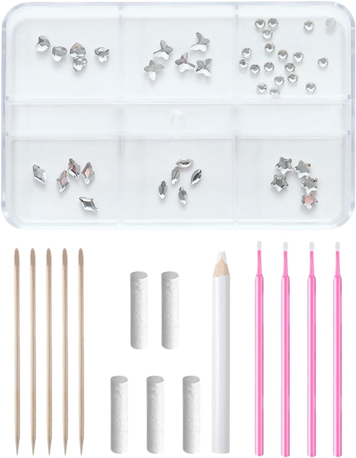 Naapesi Tand edelstenen sieradenset - DIY kristallen en steentjes decoratieset