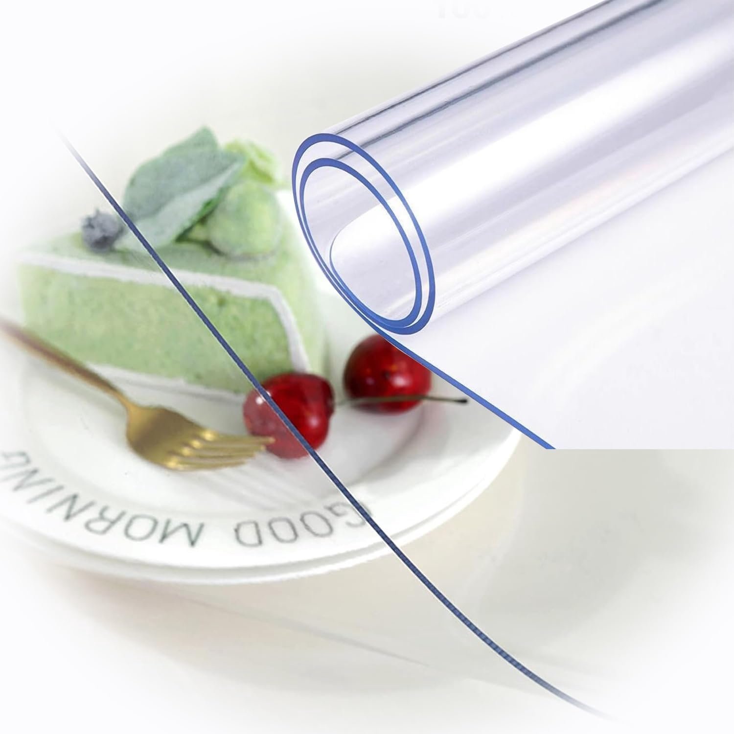 C Plastic Tafelhoes Protector - Stofdicht Waterdicht Transparant Tafelkleed voor Keuken Eetkamer Bureau & Meubelbescherming - Heavy Duty & Gemakkelijk schoon te maken