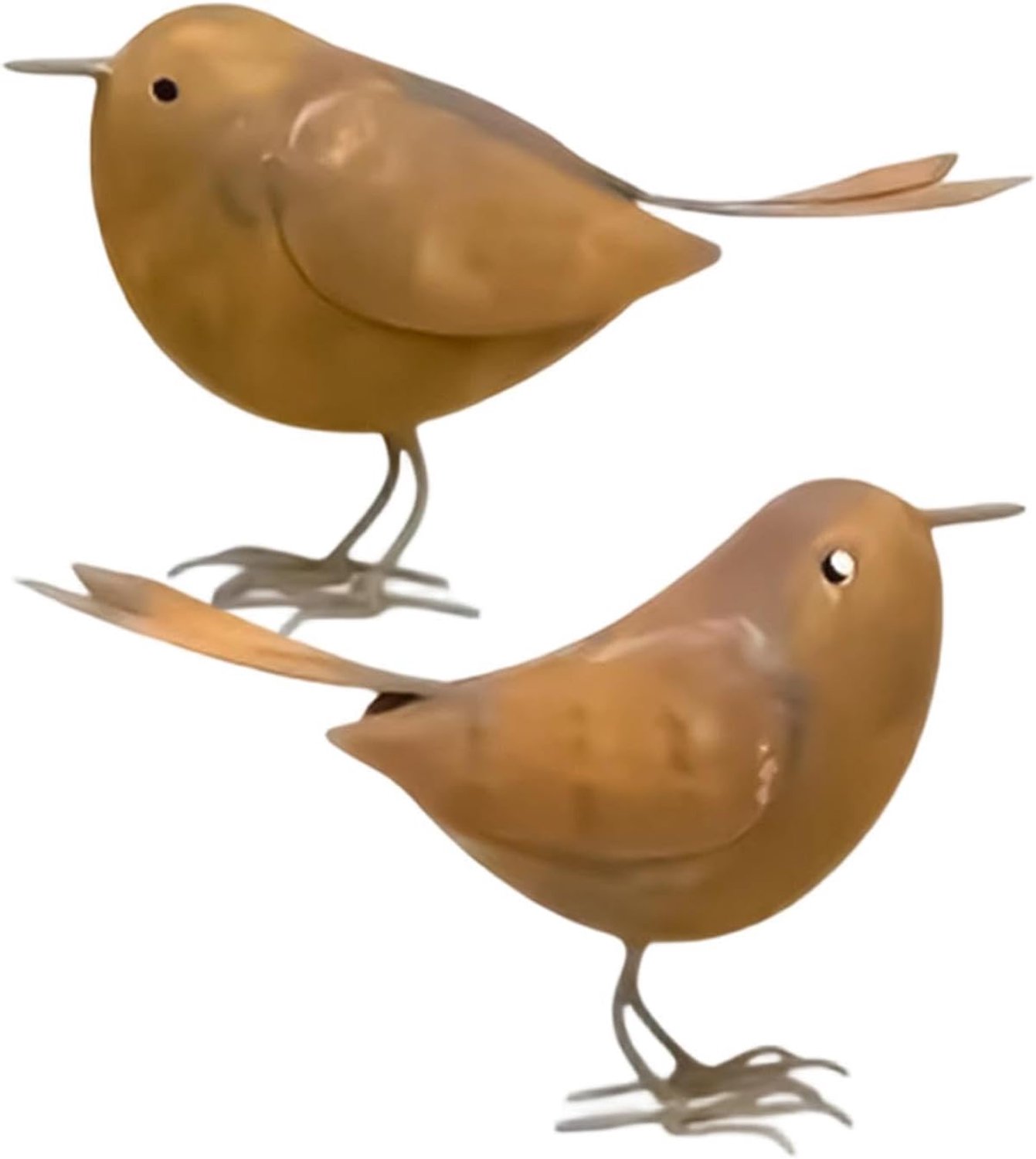 Vogelbeeld Twee stuks schattige, waterdichte rustieke ijzeren