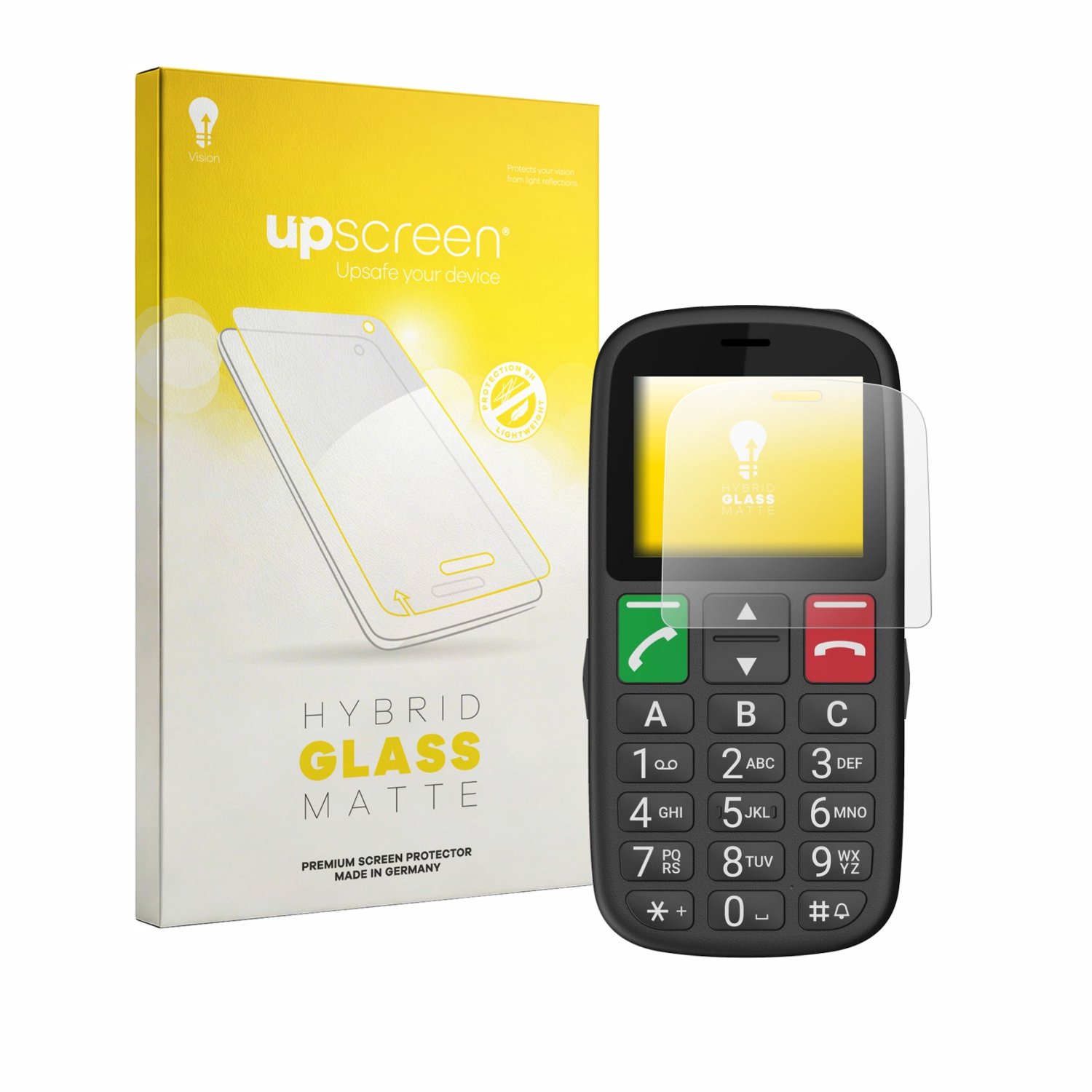 upscreen - Screenprotector voor Gigaset GL30 - Folie Beschermfolie Beschermglas matte