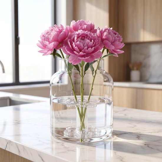 10 Stuks Transparante Spiral Ikebana Bloemhouder Herbruikbare Bloemstam Fixator voor Smalle Brede Vazen Onzichtbare Steun voor Bloemstukken Thuissfeer — afbeelding 2