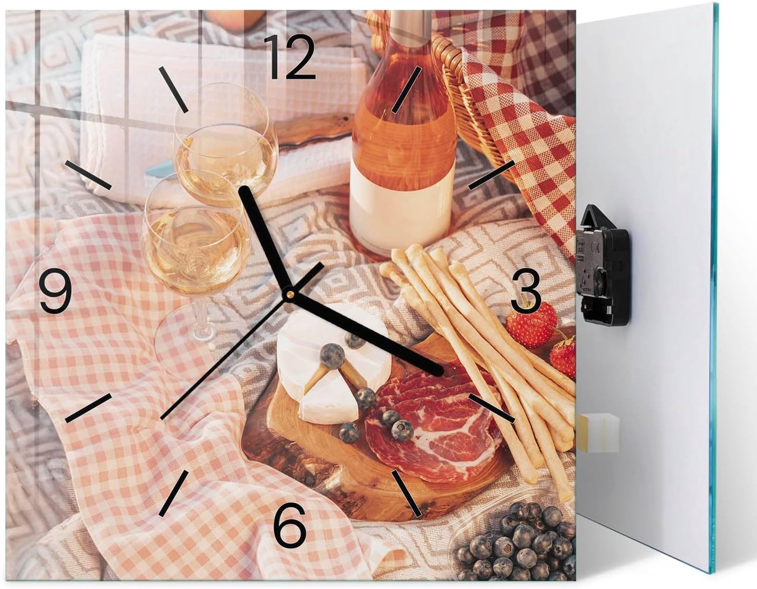 Decoratieve klok 30x30 cm | Zomerfeest
