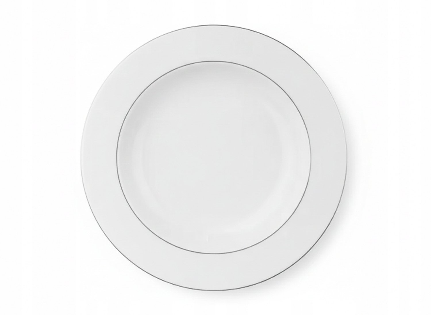 Ćmielów Yvonne Platina Serveerbord 19 cm - Elegante Porselein