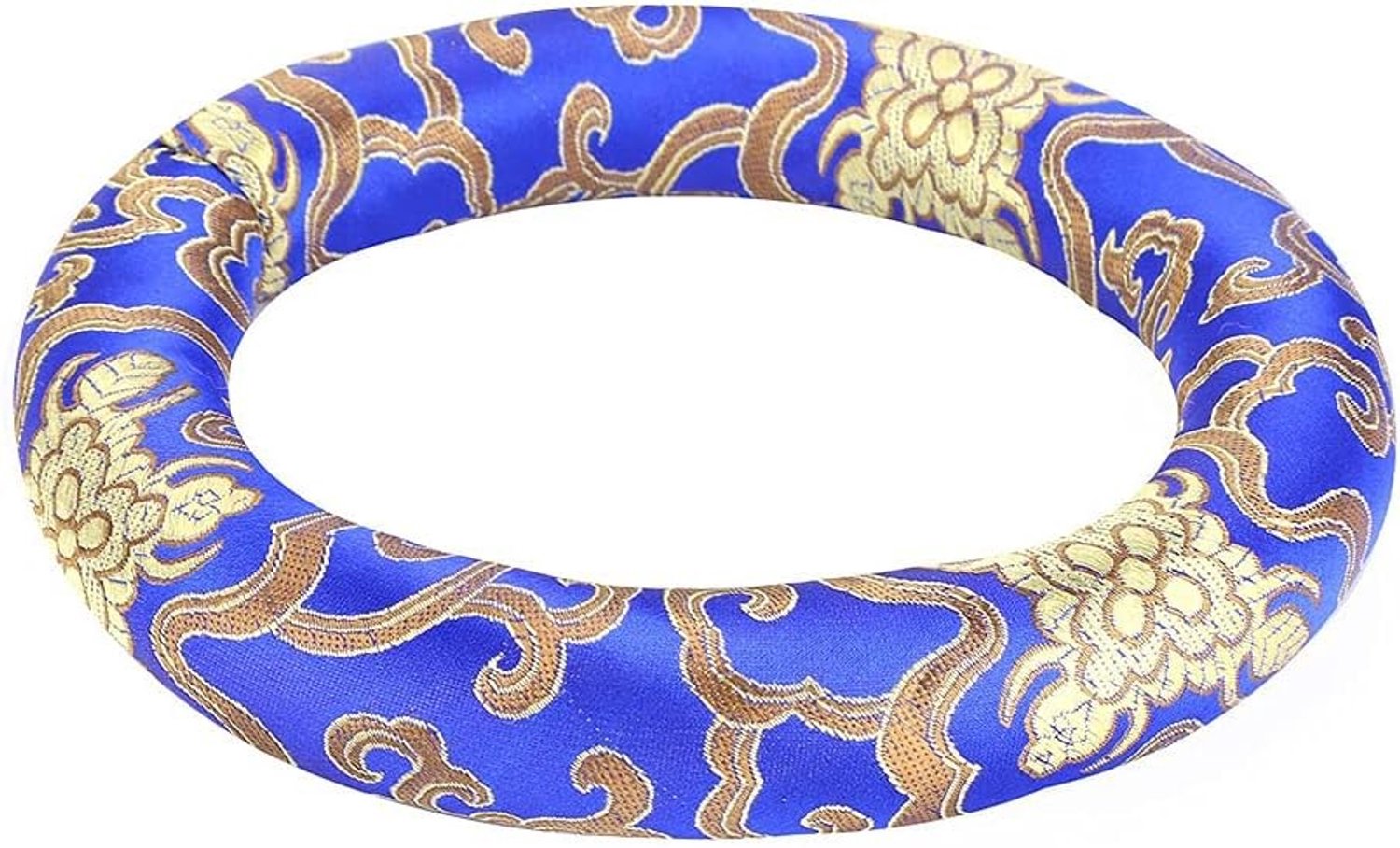 Meditatiekussen voor Singing Bowls, Ronde Kussen voor Geluidstherapie, Zachte Kussen voor Meditatie en Ontspanning, Verkrijgbaar in Rood of Blauw