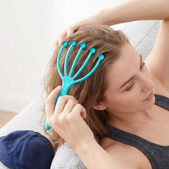 10 Stuks Delige Handheld Vijfklauw Hoofdmassage Tool met Rollende Balletjes voor Directe Stressverlichting Veilig voor Huid Compact voor Thuis Kantoor Reizen — afbeelding 4