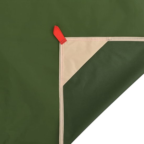 vidaXL Picknickkleed Groen 205x155cm met Haringen Picknickkleed - Picknick Dekentje - Buitenspeelplezier - Camping Accessoires - Regenproof van Vidaxl — afbeelding 3