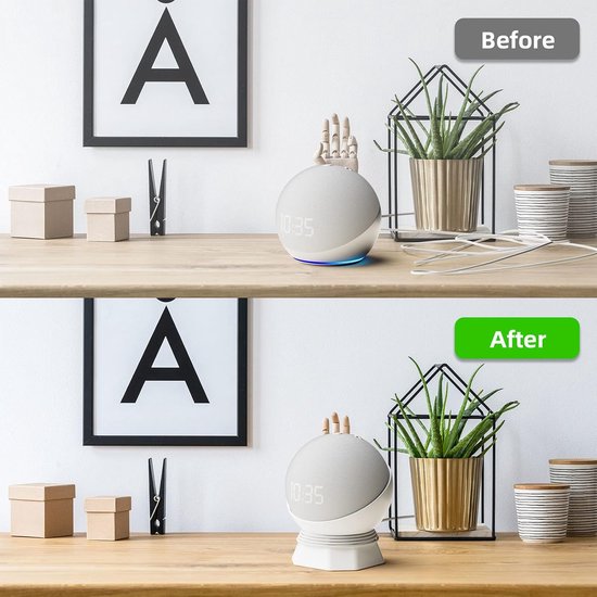 lyrlody Siliconen Smart Speaker Standaard, Krasbestendig Antislip Voet — afbeelding 3