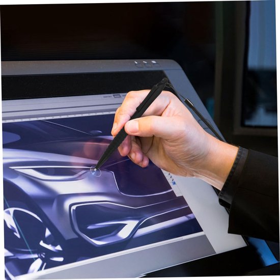 6stuks Verstelbare Stylus Pennen Met Lanyard Voor Touchscreen Antiverlies Design Voor Nauwkeurige Invoer Weergave Notities Geschikt Voor Thuis Kantoor Reizen — afbeelding 4