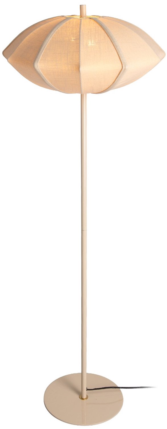 Leitmotiv Vloerlamp Paris Disc - Crème - 50x50x142cm - Scandinavisch - Staande lampen voor Woonkamer - Slaapkamer