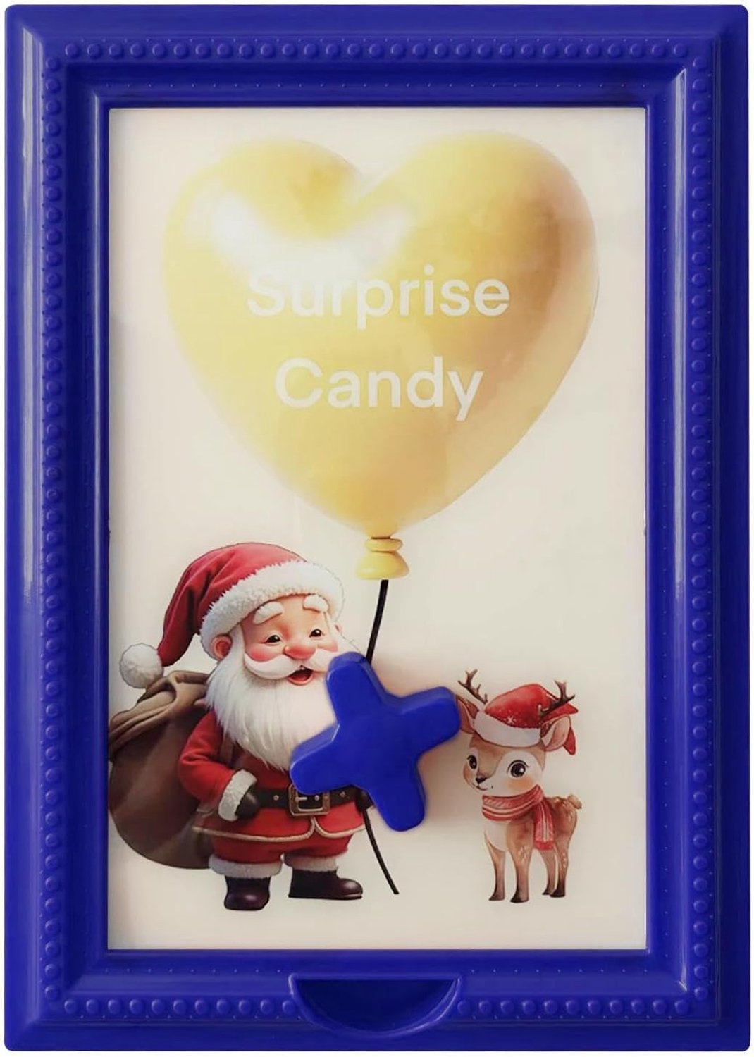 Snoepautomaat Fotolijst Kerst Huisdecoratie Met Knop