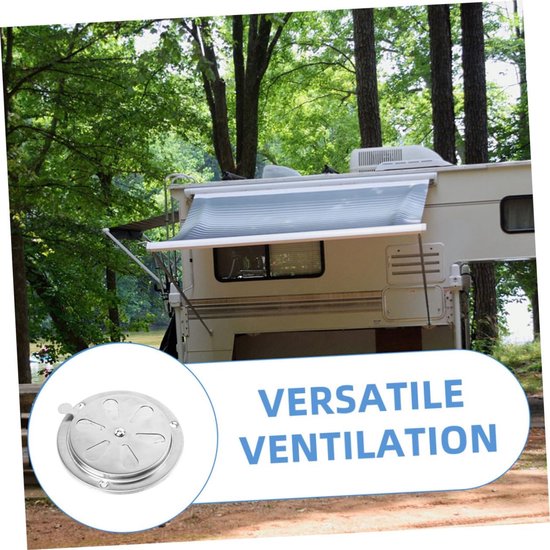 3 Stuks Verstelbare Rvs Ventilatiekleppen voor Bbq Rookoven Efficiënte Temperatuurregeling Duurzame Constructie voor Rv Jachten voor Ventilatiebehoeften — afbeelding 4