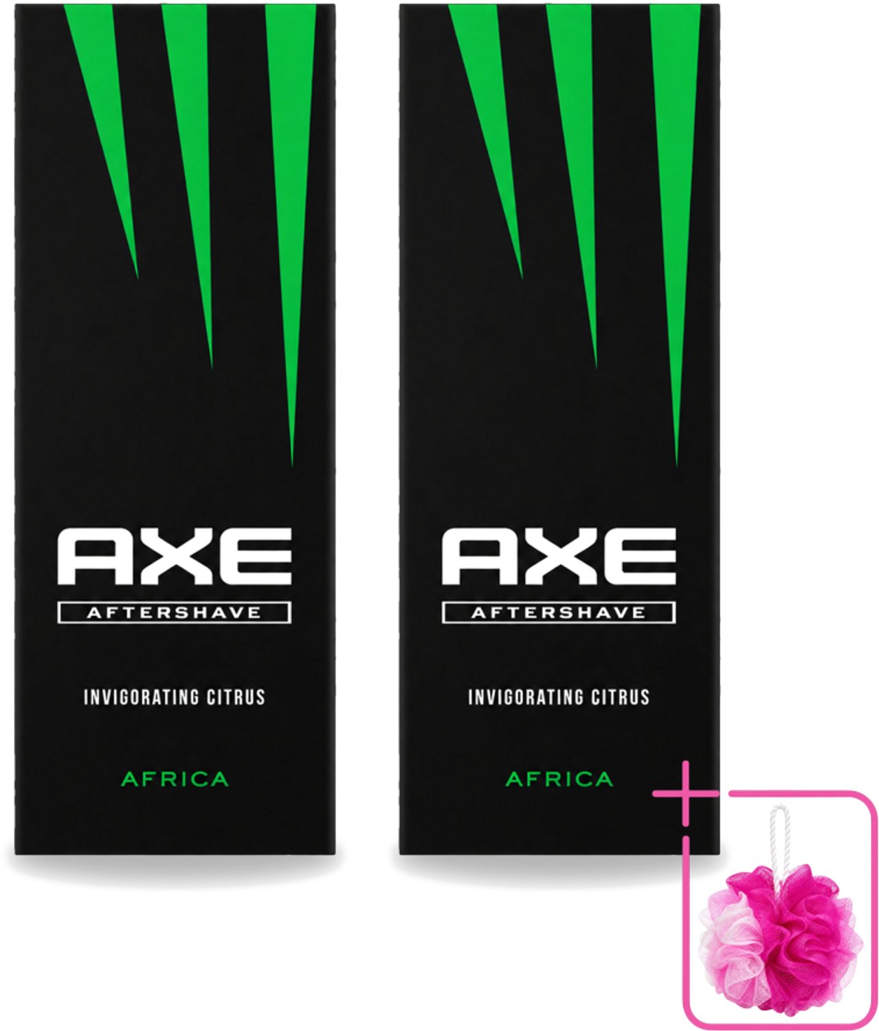 2 x Axe – Aftershave – Africa – 100 ml - Bulkverpakking - Aftershave africa - Douchemop - Aftershave